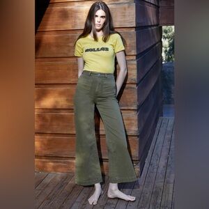 Rollas Sailor Jean - Army Green